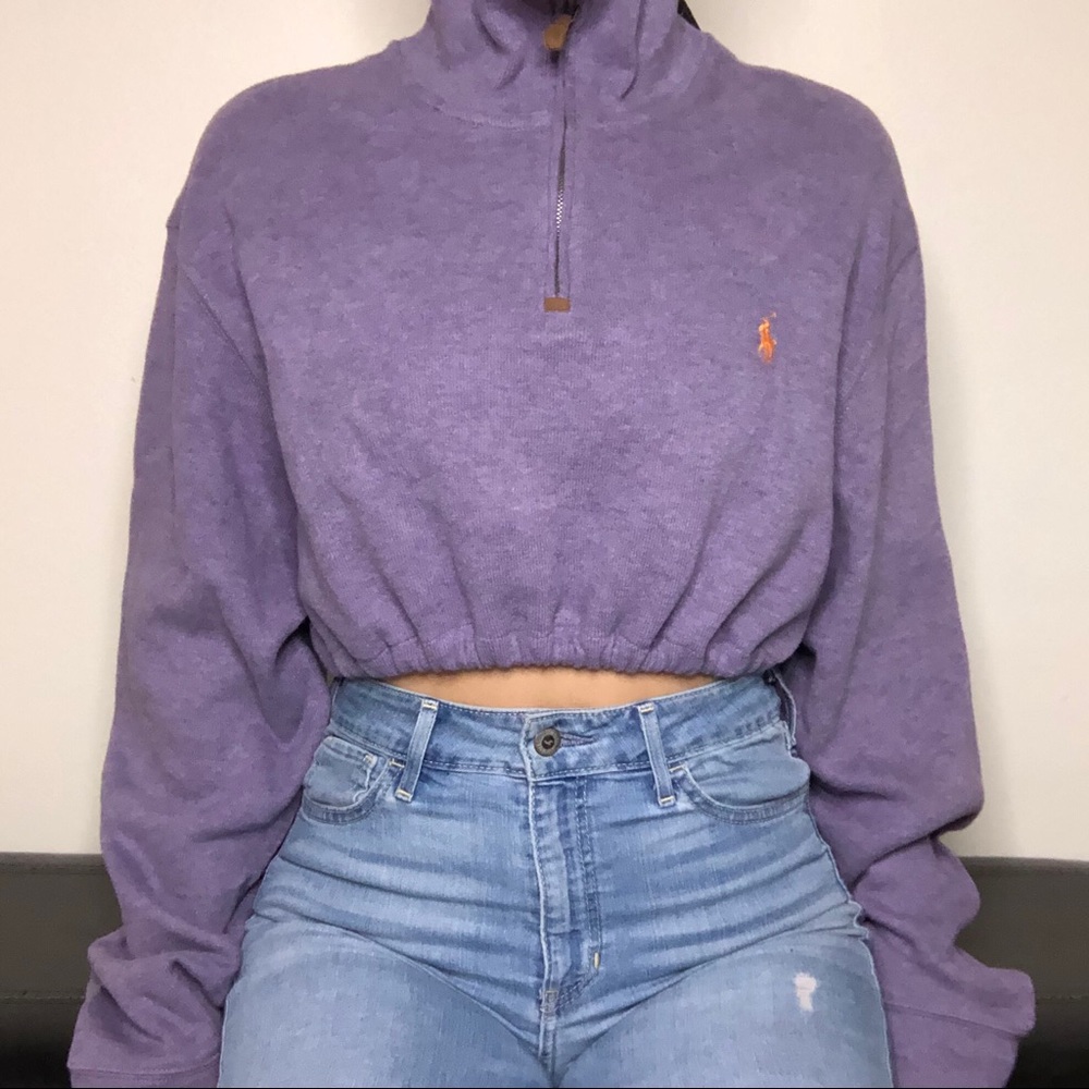 POLO RALPH LAUREN Crop Quarter Zip